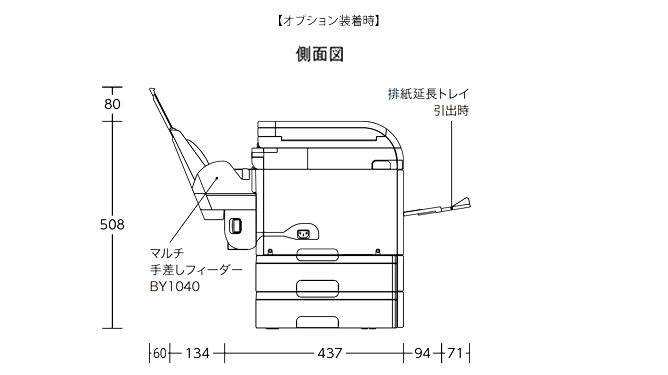設置に必要な寸法