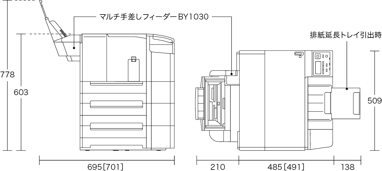 設置に必要な寸法