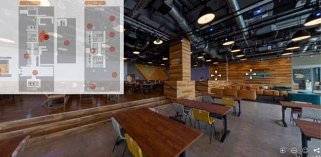 株式会社日立製作所様、バーチャルツアー例