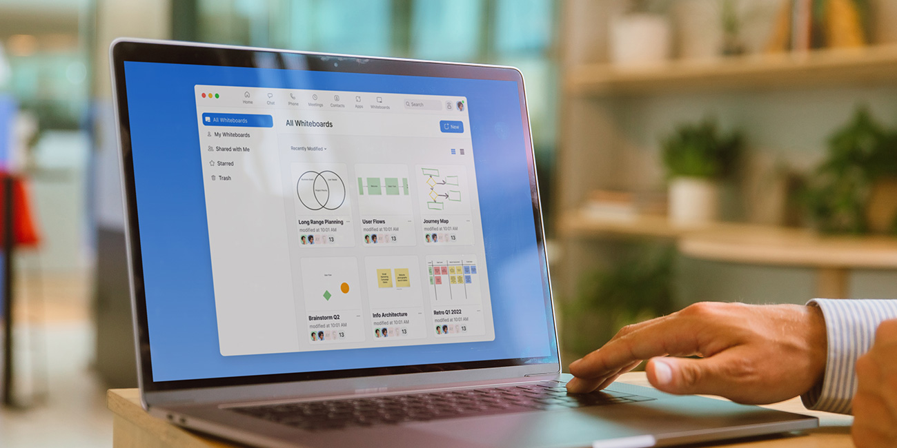 画像：Zoom Whiteboard