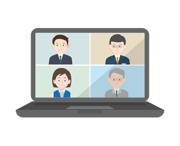 画像：WEB会議システム