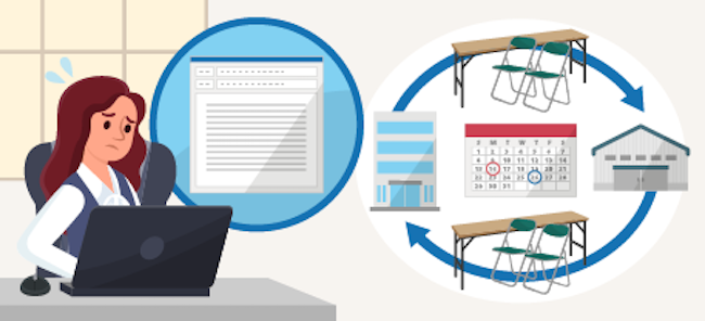 画像：導入前の様子を表す様子。詳細は前述。