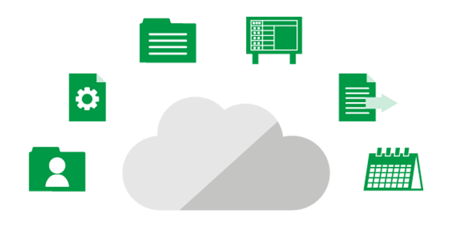 画像：クラウド情報共有システム