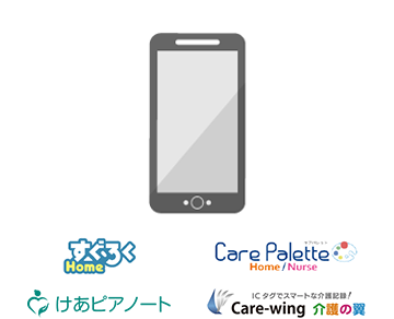 画像：訪問サービス向け記録システム