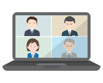 画像：WEB会議システム