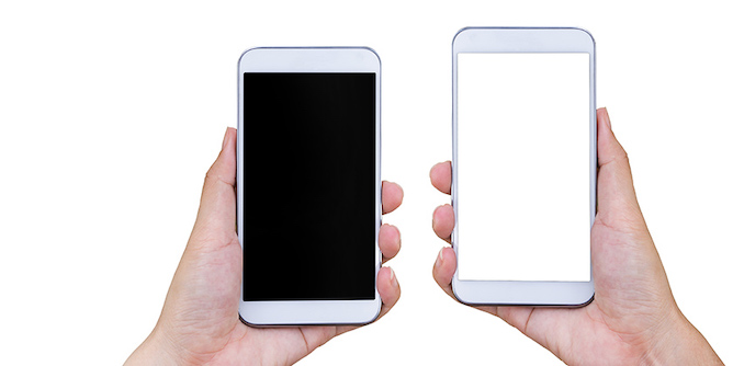 画像：会社支給端末で仕事とプライベートを区別