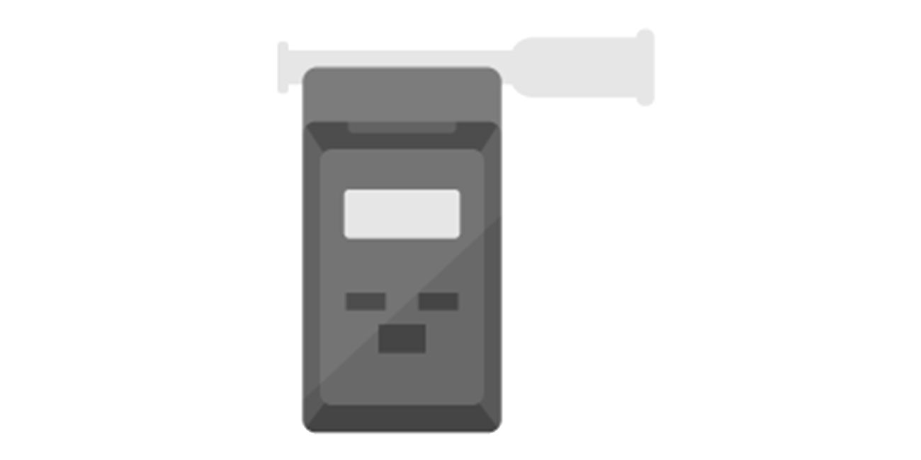 画像：アルコール検知器