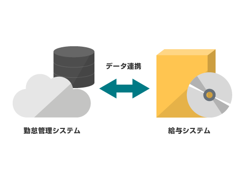 勤怠管理システムと給与システムでデータ連携