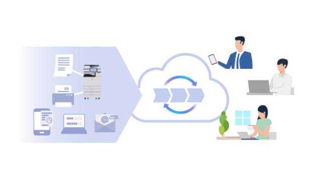 紙文書も電子文書も取り込んで一元管理・共有