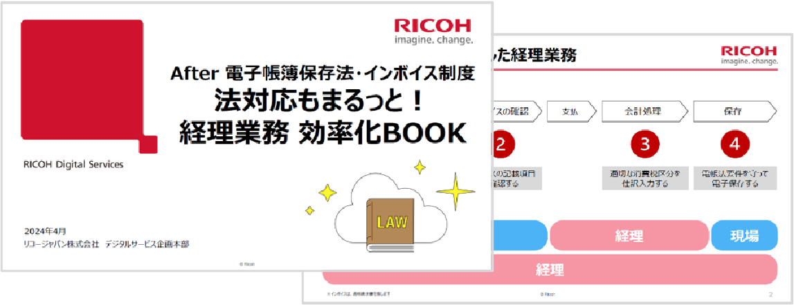 After電帳法・インボイス制度法対応もまるっと！経理業務効率化BOOKの画像