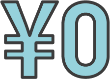 ¥0