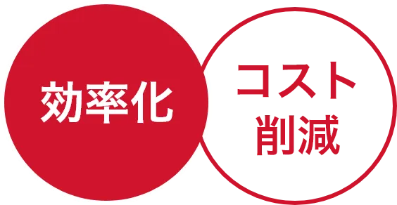効率化・コスト削減