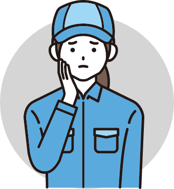 作業着を着た女性現場スタッフのイメージ