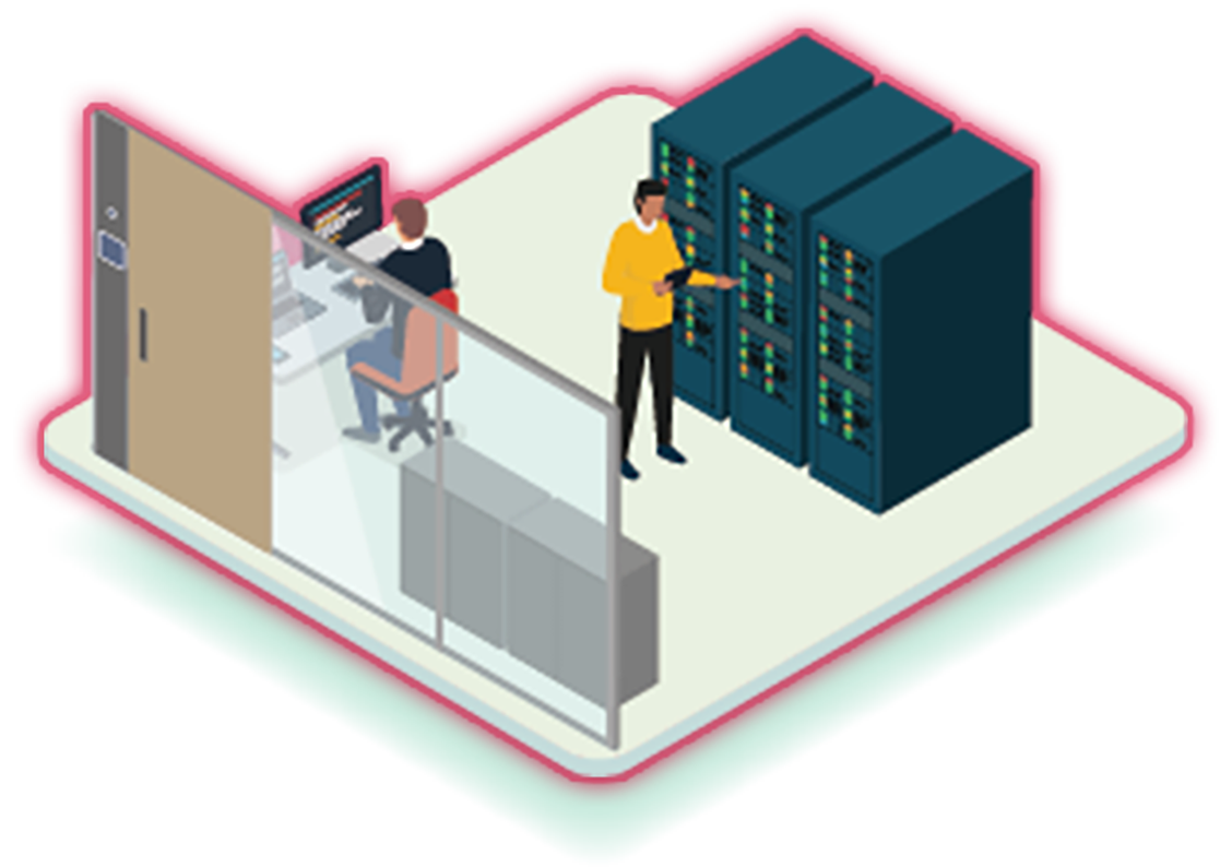 機密エリアのソリューションイメージ図