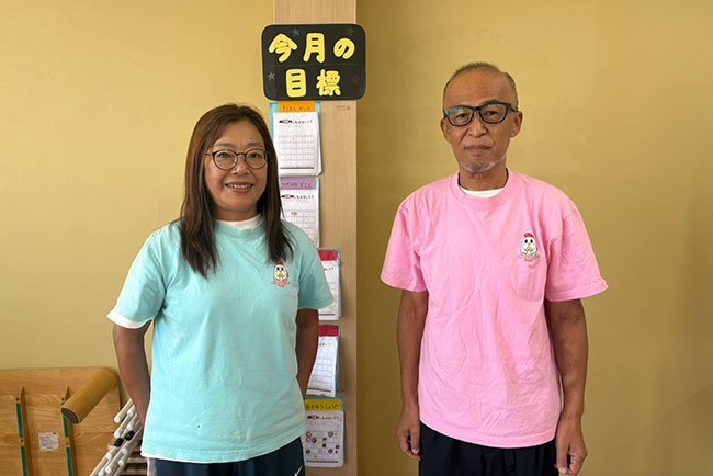 代表の木村美佳さん（左）、相談支援専門員の香川英哉さん（右）。スタッフみんなが日々楽しみながら仕事をしている