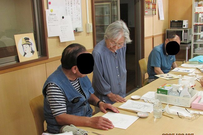 写仏教室の様子