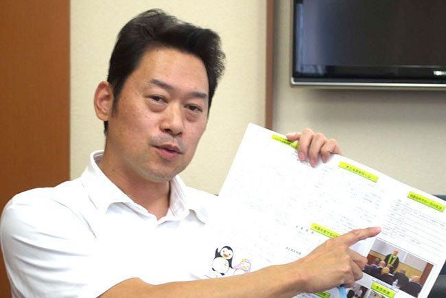 入寮者の高齢化や施設について説明する大塚良太郎施設長