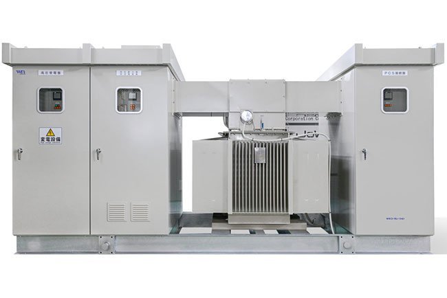 太陽光発電向けの蓄電池一体型変電設備「Capa-Two」＝ホームぺージより