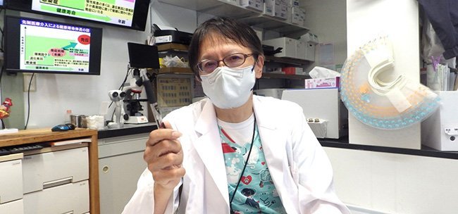 「学生時代は研究者を目指していた」と語る杉本貫院長