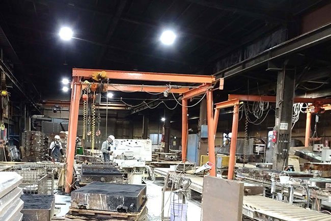 2系統の生産ラインが稼働する道内唯一の特殊鋼メーカーだ