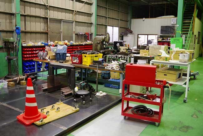 道具や部品が整頓され、掃除も行き届いた工場も、就職希望者には魅力的に映る