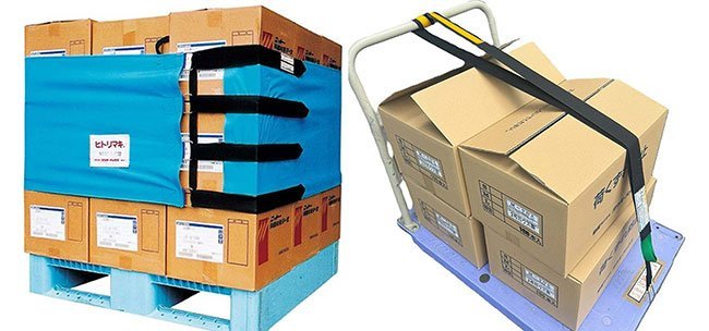 タカギ・パックスが開発した荷崩れ防止バンド