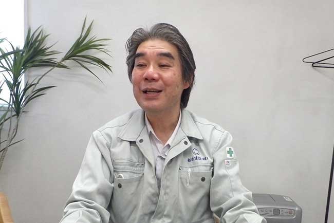 「（パース図制作には）女性の感性が重要になっている」と語る桂川武尚常務