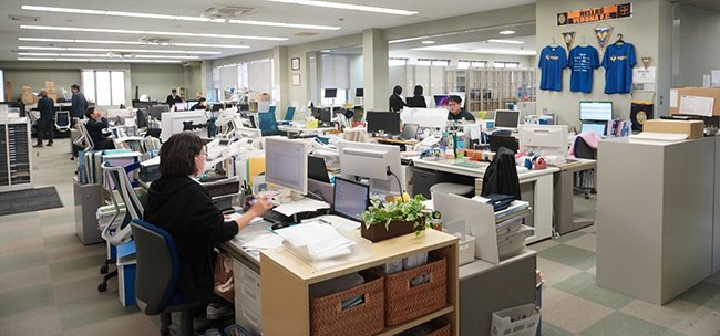 エコワーク本社のオフィススペース