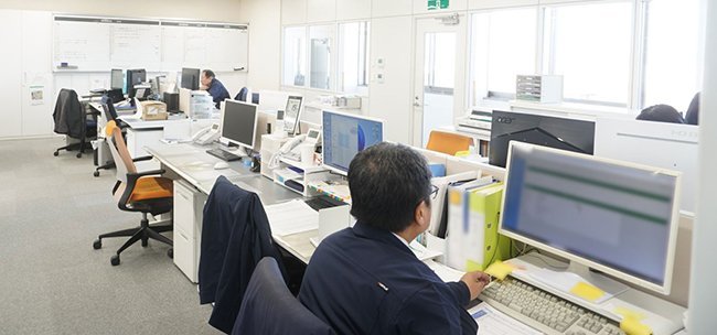 城北建設のオフィスの様子