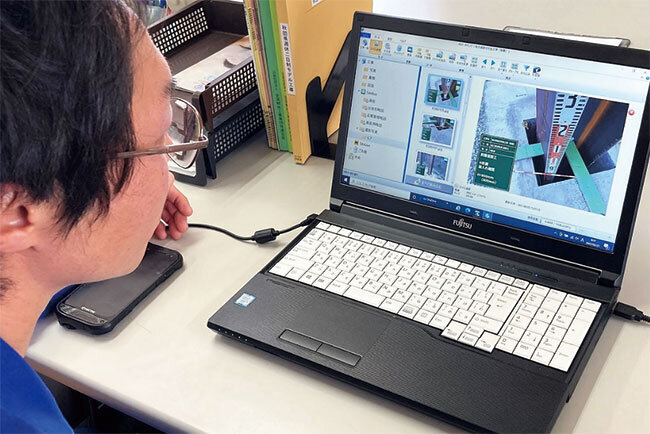 電子小黒板アプリなどを活用したことで、手間がかかっていた工事写真の撮影や整理の作業が飛躍的に効率化された