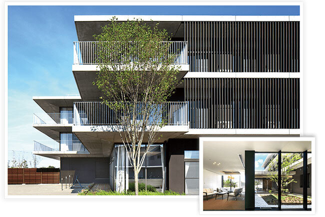 入居者のプライバシーに考慮したユニットケアが特色の琴江荘（阿南福祉会ホームページより）