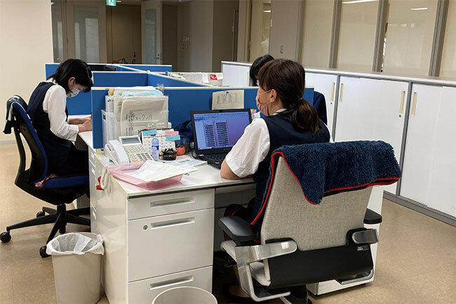 学侑社の中枢オフィスはICT化が進みコンパクト