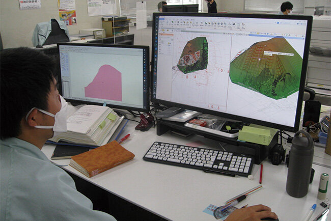 3D-CADを活用する様子