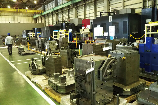 タケダ機械の工場の様子