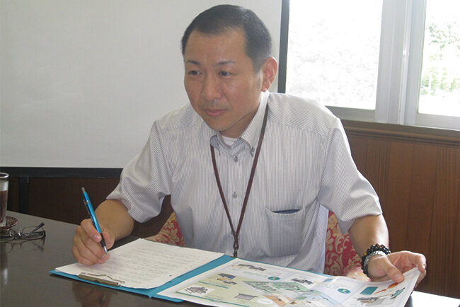 施設長代理の森本潤哉さん