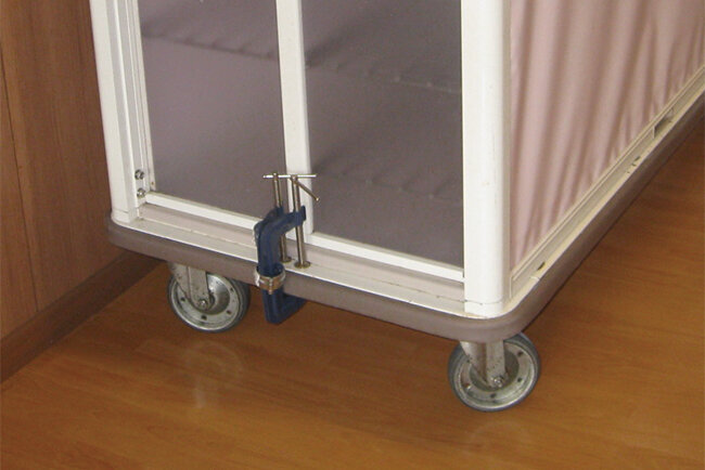 自作した台車のジョイント部分