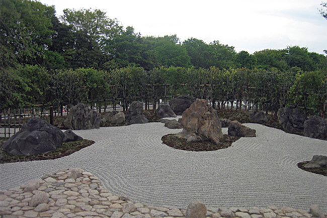 新潟市の施設内で日本庭園の整備も担当した