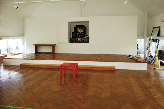 お参りの時間に活用する多目的ホール