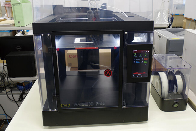  開発本部に置かれた3Dプリンター