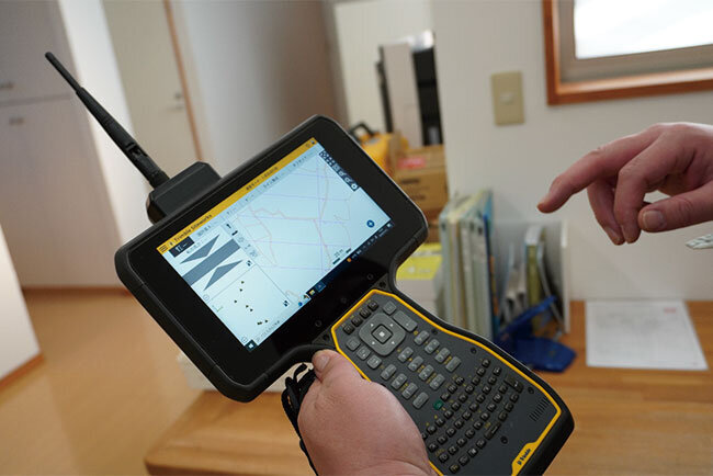 安井建設で導入しているICT測量機