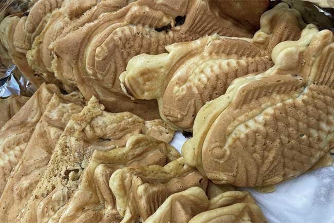  利用者が手作りした「たい焼き」