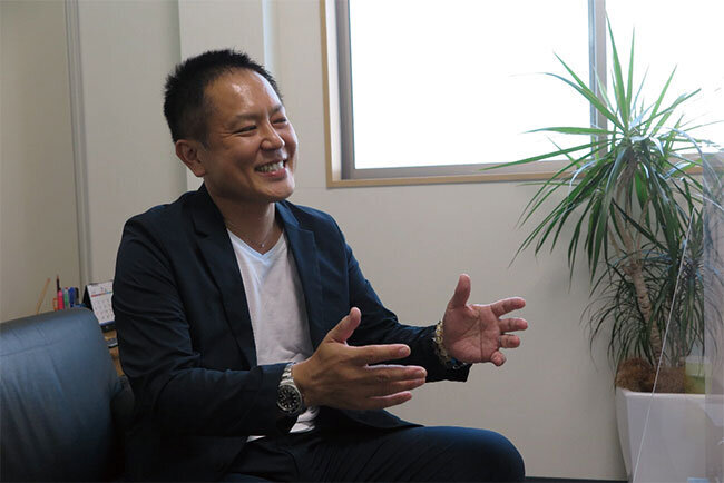 将来ビジョンを語る若林社長