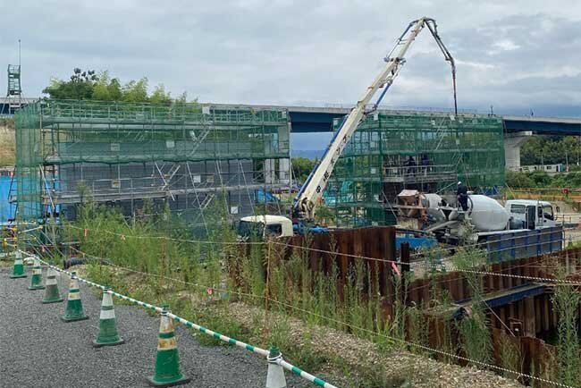 奥友建設の工事現場