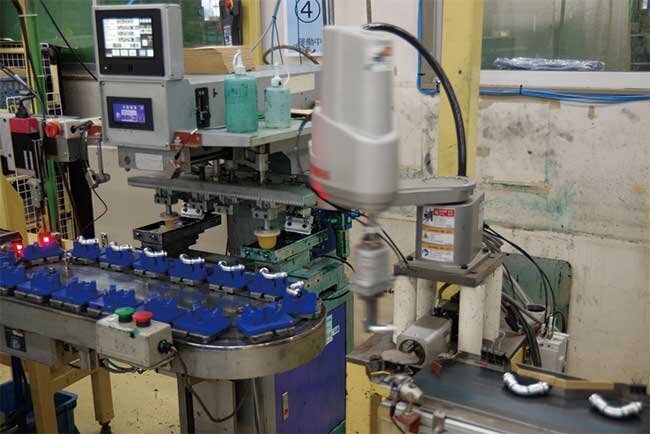 ロボット化も進むベンカンの工場