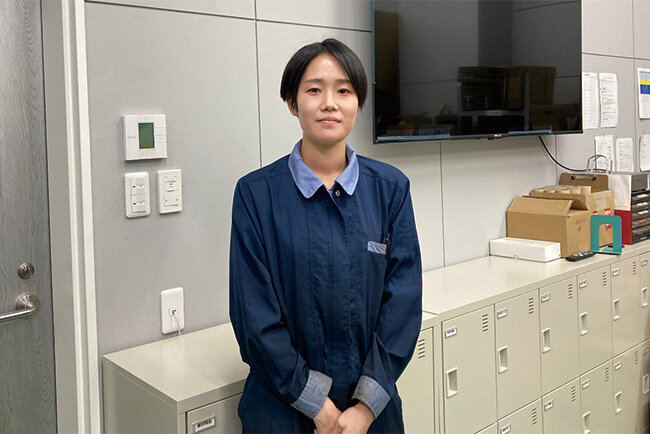 製造部の髙田優芽さん