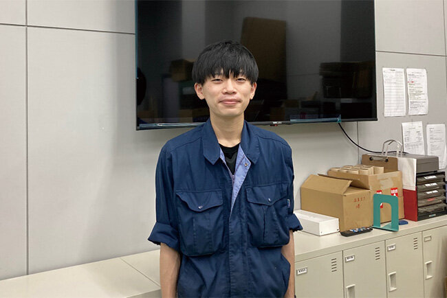 製造部の小田琉登さん