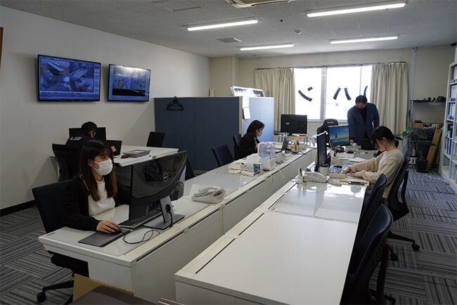 ハンナのオフィスの様子