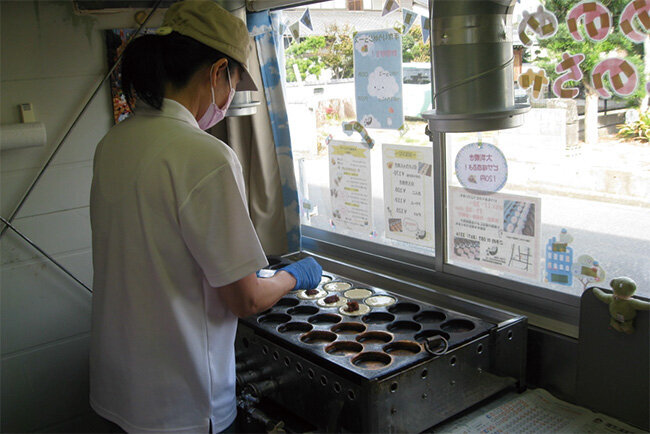 販売している大判焼きは地域でも評判