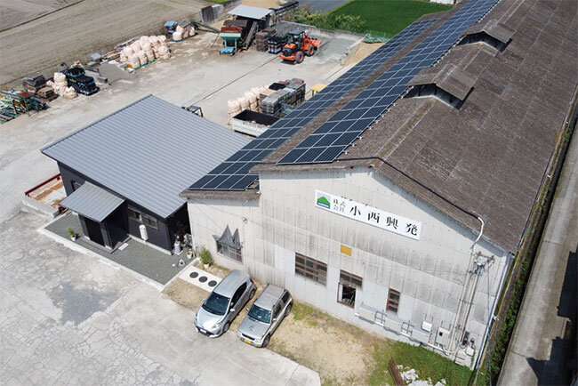 小西興発様の本社の外観