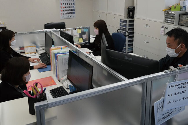 ICTで作業効率が高まったエフ・ティー工業のオフィス